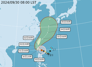 中颱「山陀兒」逼近強颱！　對台影響將持續到週四上半天