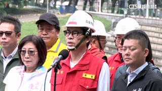 颱風逼近！陳其邁視察防汛　日安大樓「淹怕」裝水閘門