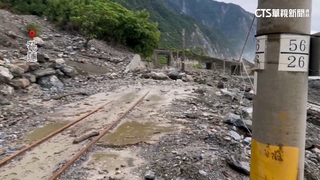 山陀兒逼近！　花蓮鐵路中斷　遊客已困花蓮兩天