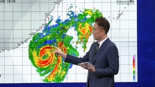 山陀兒慢速北上 估最快今深夜登陸　氣象署：登陸後強度會迅速減弱