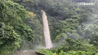 山陀兒進逼　台東知本溪急速暴漲.飯店幾乎退光