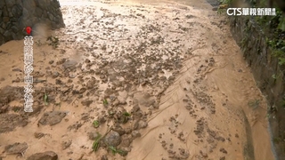 基隆災情不斷！　大片土石流崩落波及民宅