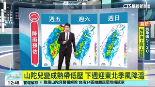 山陀兒變熱帶低壓解除警報　豪雨炸北北基宜