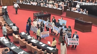 藍白聯手封殺總預算！　綠舉手板「只搞政爭不顧民生」