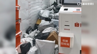 山陀兒拖累「開箱」？　蝦皮門市走道包裹堆積如山