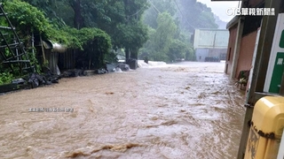豪雨致災！　淡水山區淹水路坍　5里撤離72戶141人