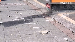颱風害鬆動？　松江路大樓磁磚掉落砸傷4歲男童