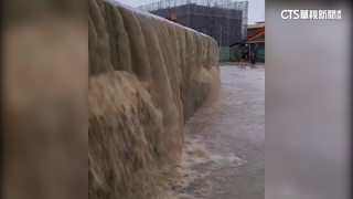 典寶溪溢堤！岡山白米里70戶慘淹　里長：盼設滯洪池