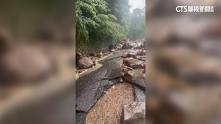三芝木屐寮道路才搶通　又降大雨居民無奈撤離