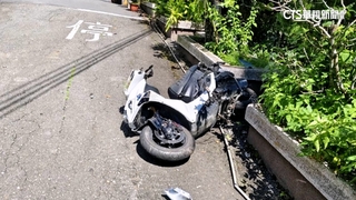 「阿婆灣」又傳車禍事故　騎士疑壓車慘摔肩膀骨折