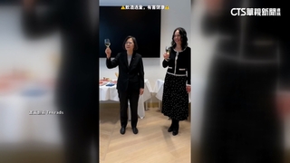 蔡英文抵比利時　赴歐洲議會舉杯敬「自由.民主.友誼」