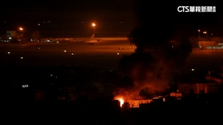 以軍再度空襲黎巴嫩首都　機場附近冒火光