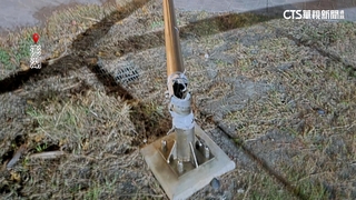 馬公十級陣風如輕颱　電桿攔腰斷.騎士掀翻慘摔