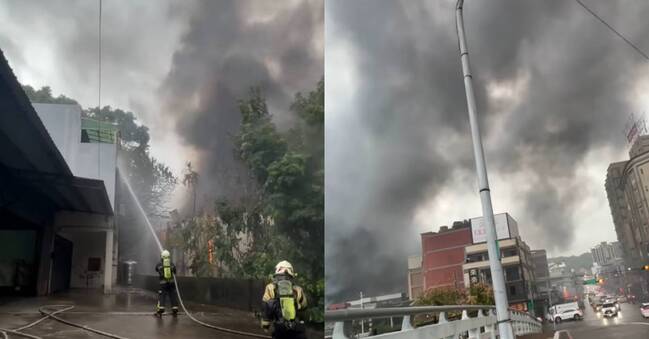 下班注意！桃園工廠大火　環保局示警：下風處緊閉門窗、戴口罩 | 華視新聞