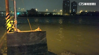 大豪雨侵襲宜蘭　五結鄉農田道路淹水