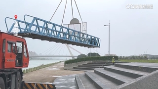 防颱預備起！　北市水利處拆河濱引橋防沖毀