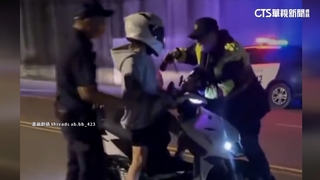 警遭控持電擊槍攔停威嚇騎士　烏日分局：合乎規定