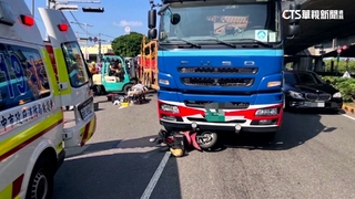 視線死角釀禍？　聯結車右轉撞機車　女騎士捲車底亡