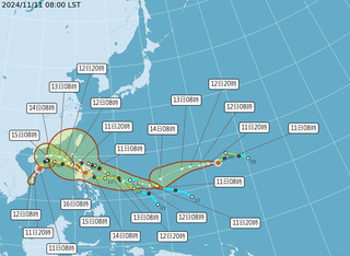 「史上首次11月有4颱並存」　準天兔颱風將生成 是否影響台灣週四是關鍵