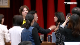 「財劃法」又爆全武行！　綠提議事錄無效　藍搶麥克風