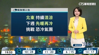 東北季風及華南水氣東移　各地雲多北東偶雨　沿海風浪大