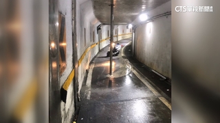 淡北道路工程鐵管打穿機車地下道　7旬翁摔車肋骨斷