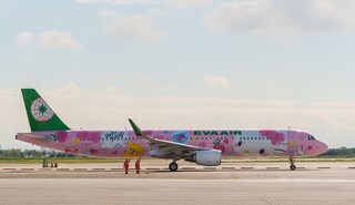 超可愛！長榮航Hello Kitty粉萌機亮相　滿滿三麗鷗元素