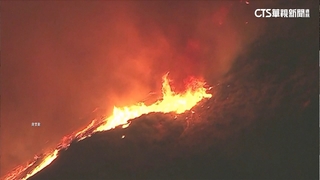 美加州馬里布森林火災　風勢助長快速延燒