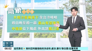 大陸冷氣團南下　迎風面有短暫雨　各地越晚越冷