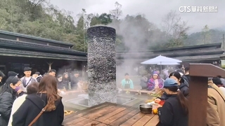 宜蘭清水地熱煮食.泡湯　人潮眾多啟動管制