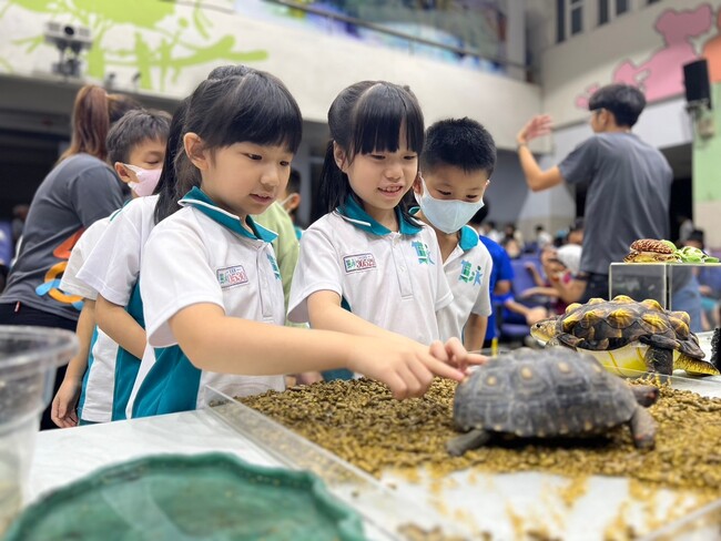 遠雄攜手海洋公園辦環教列車烏龜助教進校園傳遞保育觀念 | 華視新聞