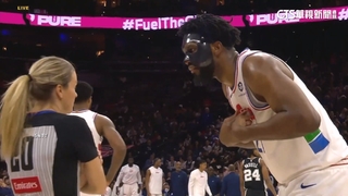 爭議判決改不停　Embiid怒摔面具又遭驅逐