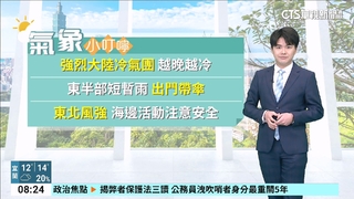 強烈冷氣團影響天氣寒冷　東臺局部雨西臺雨後多雲