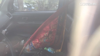 基隆殺人焚屍棄屍案　貨櫃車上擺冥紙.道教令旗