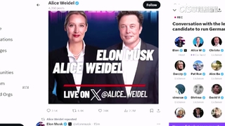 與德極右翼領袖直播　馬斯克遭質疑「手伸太長」