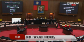 藍白再次聯手！　《憲訴法》修正覆議案未通過