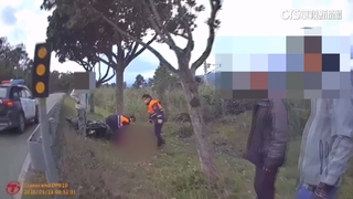 女騎士撞路樹亡「案情不單純」　警靠「後照鏡」揪肇逃駕駛