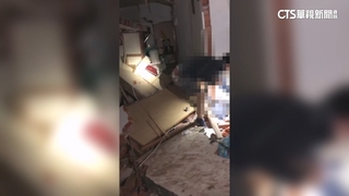 台南楠西區民宅倒塌　消防隊破門救出2大人.1月嬰