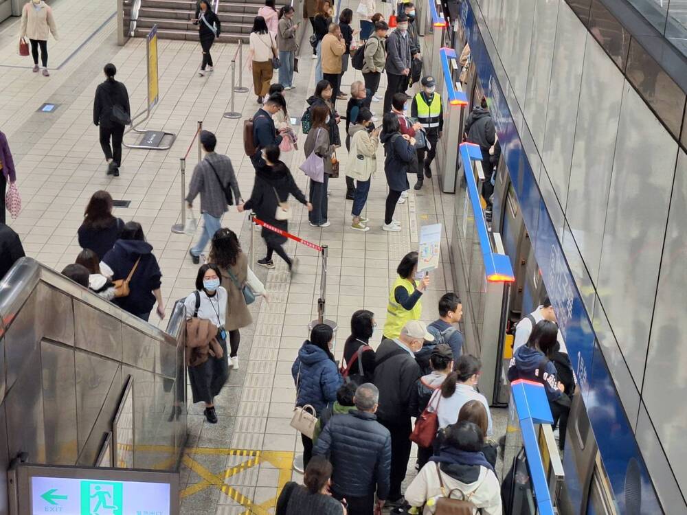 北捷運即日起出動人力加強宣導3大重點。圖/北捷公司提供