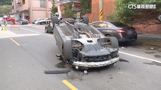 四口翻車！　車內被搜出安毒.喪屍煙彈　4歲女.2歲兒送醫