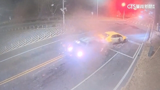 金門小黃等紅燈遭飛車追撞　酒駕闖禍公共危險送辦