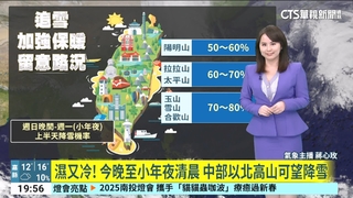 寒流來襲愈晚愈冷！ 除夕至初二低溫「恐跌破5度」