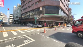 初二又震！　嘉義「10分鐘5震」　台南大樓磁磚砸車