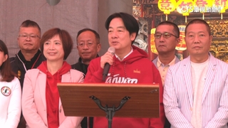赴豐原走春送福袋！　賴清德喊護台灣「別被中國統戰」