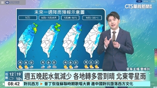 今起寒流逐漸減弱 各地早晚仍寒冷 沿海風浪大