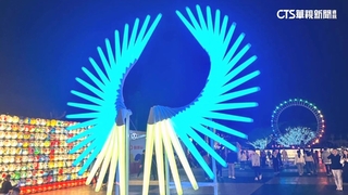 花蓮燈會「天使之翼」是淘寶貨？　廠商駁：客製化規格