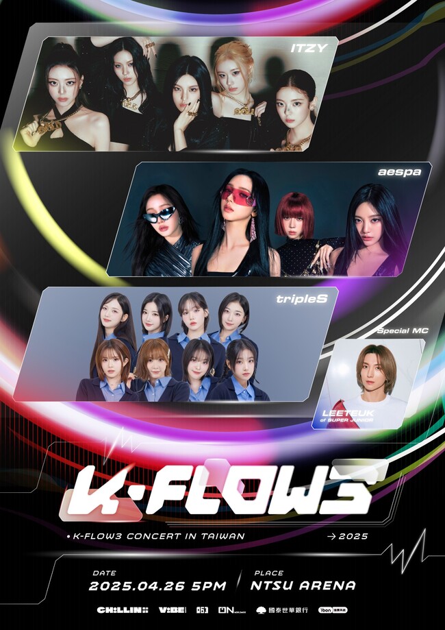《K-FLOW3》售票時間曝光! ITZY、aespa、tripleS 4月嗨翻林口體育館 | 華視新聞