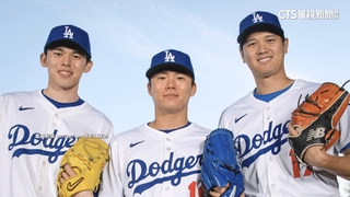 道奇官方拍攝日眾星雲集　「日本三本柱」合體