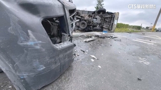 宜蘭小貨車對撞火燒車　駕駛跳車逃生幸無大礙