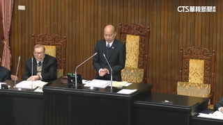 立院開議藍杯葛7分鐘！　卓揆報告受阻喊「團結」